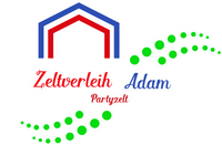 Logo Zeltverleih Adam in Lingen mit Fokus auf Partyzelte